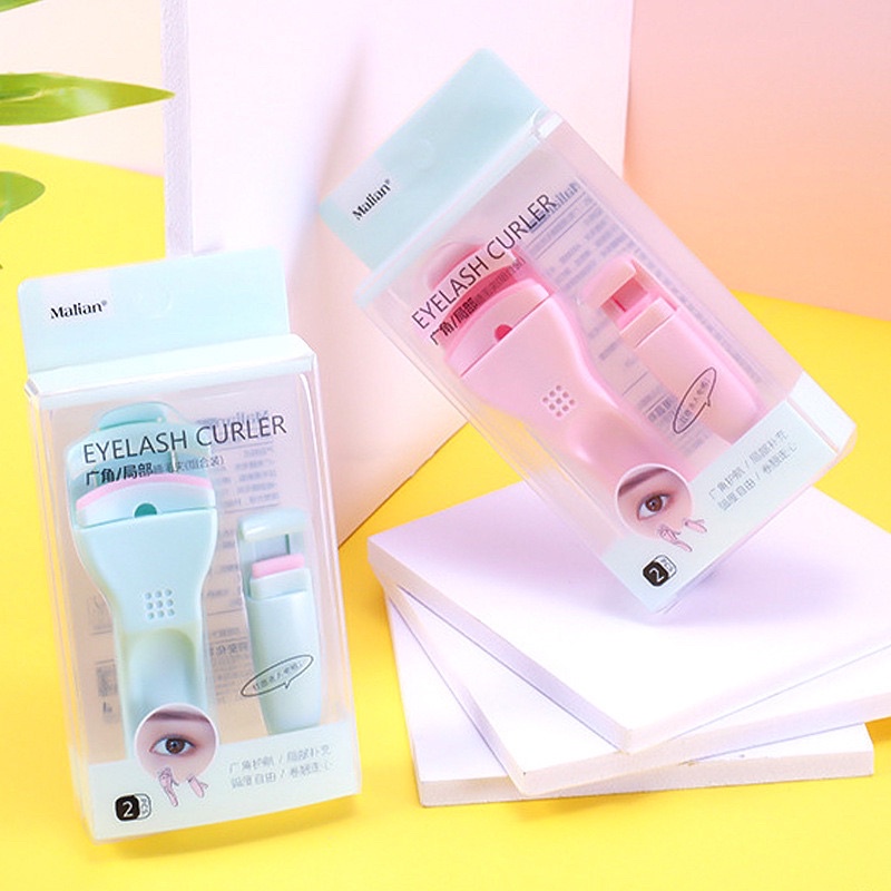 Bộ 2 kẹp bấm mi trên dưới Malian màu pastel xinh xắn