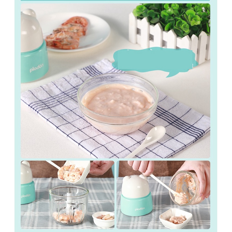 Máy xay thức ăn dặm cho trẻ em đa năng mini Plodon