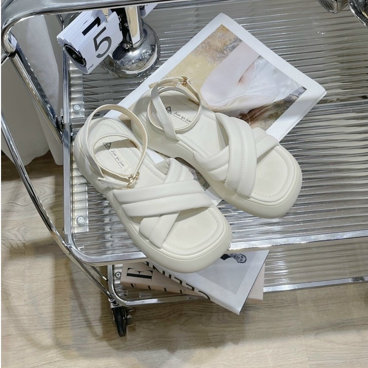 Dép Sandal Nữ Bánh Mì Cao Cấp Cao 5cm QC 2022 TRINH LÊ SHOP GIÀY DÉP