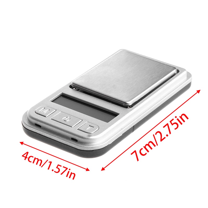 Cân Điện Tử Mini Bỏ Túi 100g 0.01g Màn Hình LCD Có Chức Năng Kéo Dài Cao Cấp
