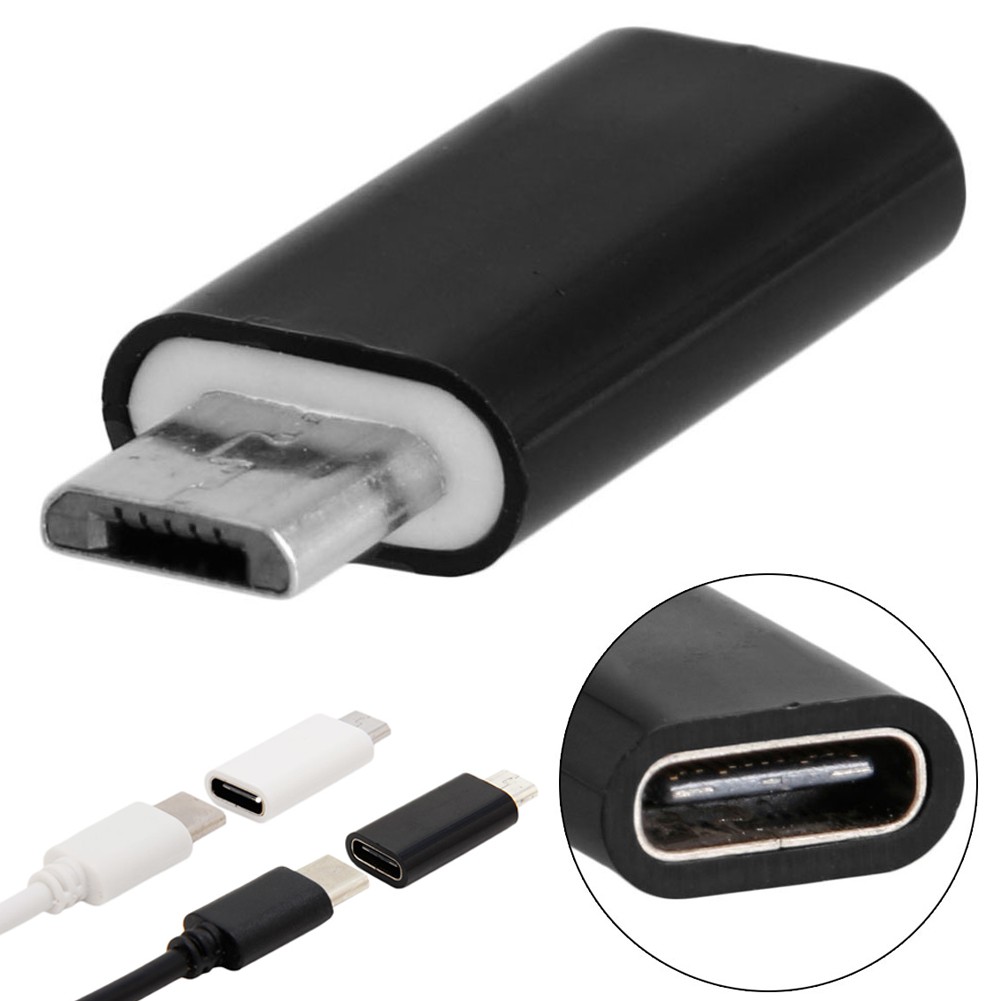 Đầu nối truyền dữ liệu và sạc chuyển đổi giắc cắm Micro USB 2.0 5 chân sang cổng USB 3.1 Type C