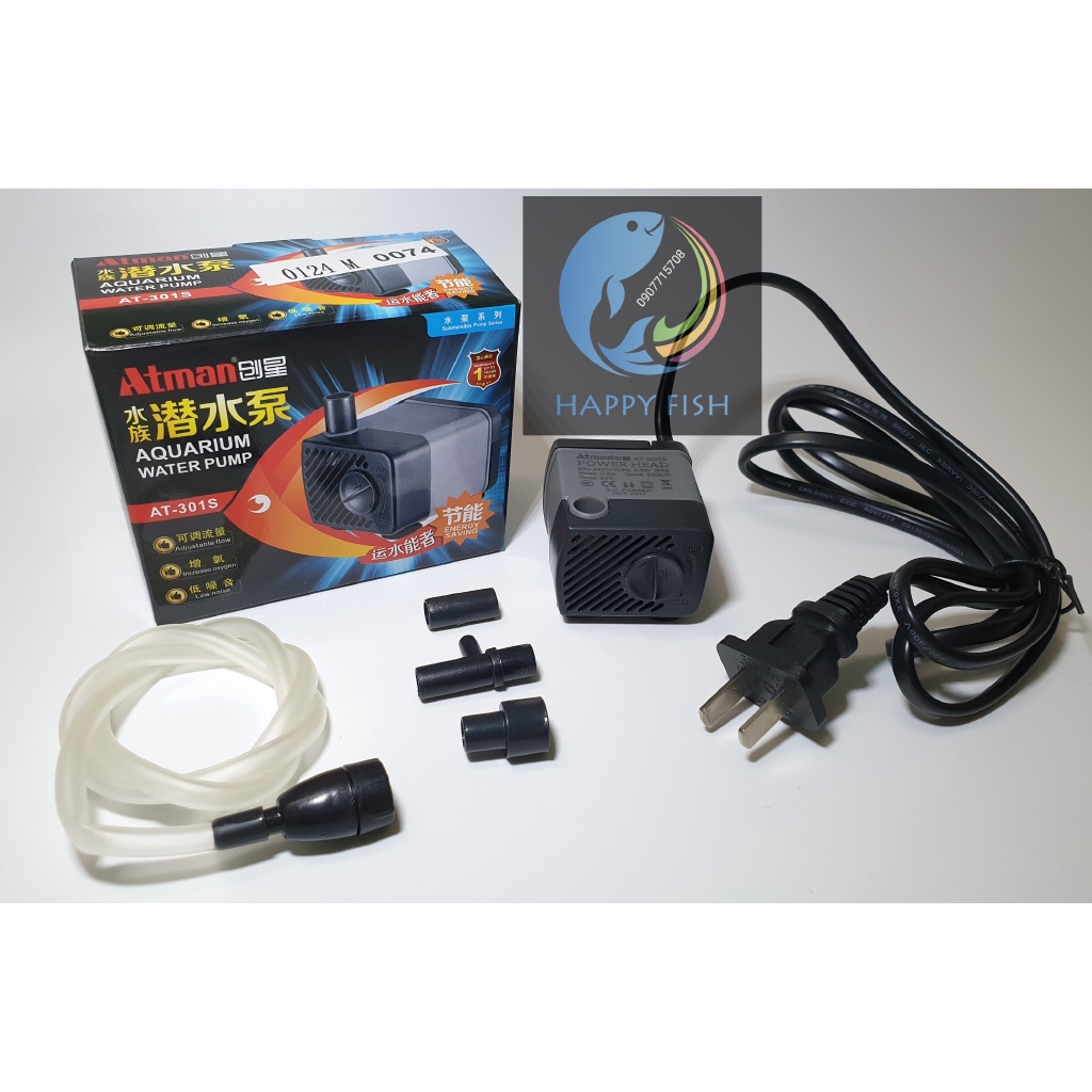 Máy bơm Atman 301s tiết kiệm điện cho hồ cá
