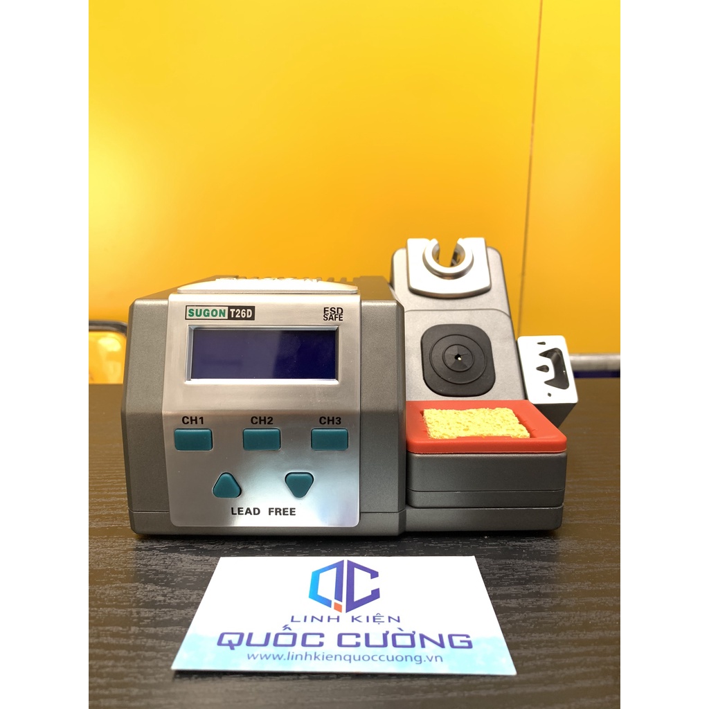 Máy hàn T26D SuGon (Hàng Chính Hãng) 1 mũi hàn JBC/ 1 mũi Sugon/ 6 đầu mũi hàn