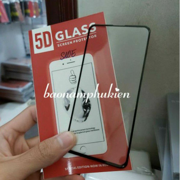 Kính cường lực 5D Full màn Galaxy S10E hiệu Glass xịn siêu cứng