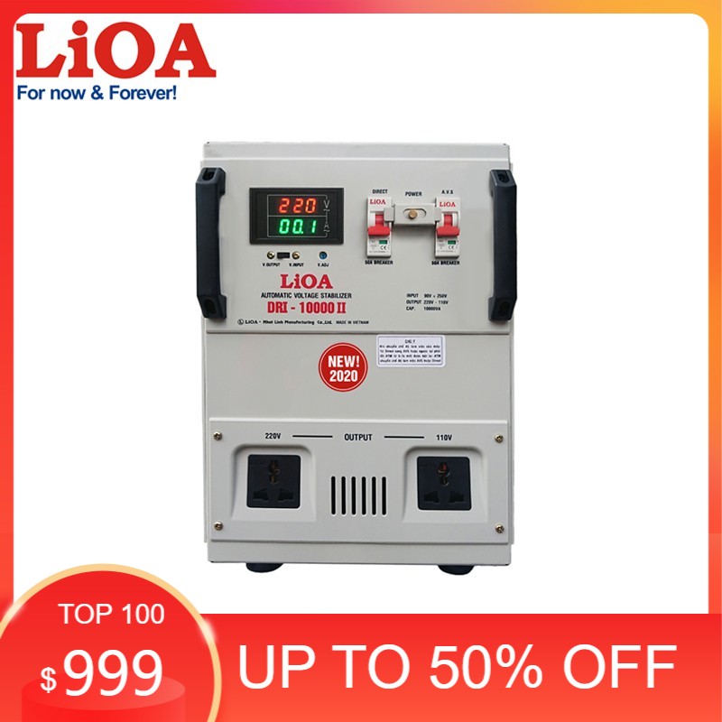 Ổn áp 1 pha LiOA DRI-10000 II NEW2020