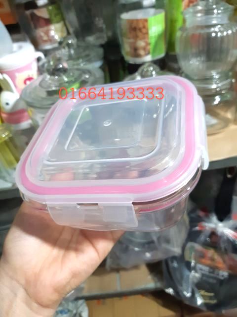 FREESHIP50K Hộp đựng cơm thủy tinh vuông ( có ảnh thật ) | BigBuy360 - bigbuy360.vn
