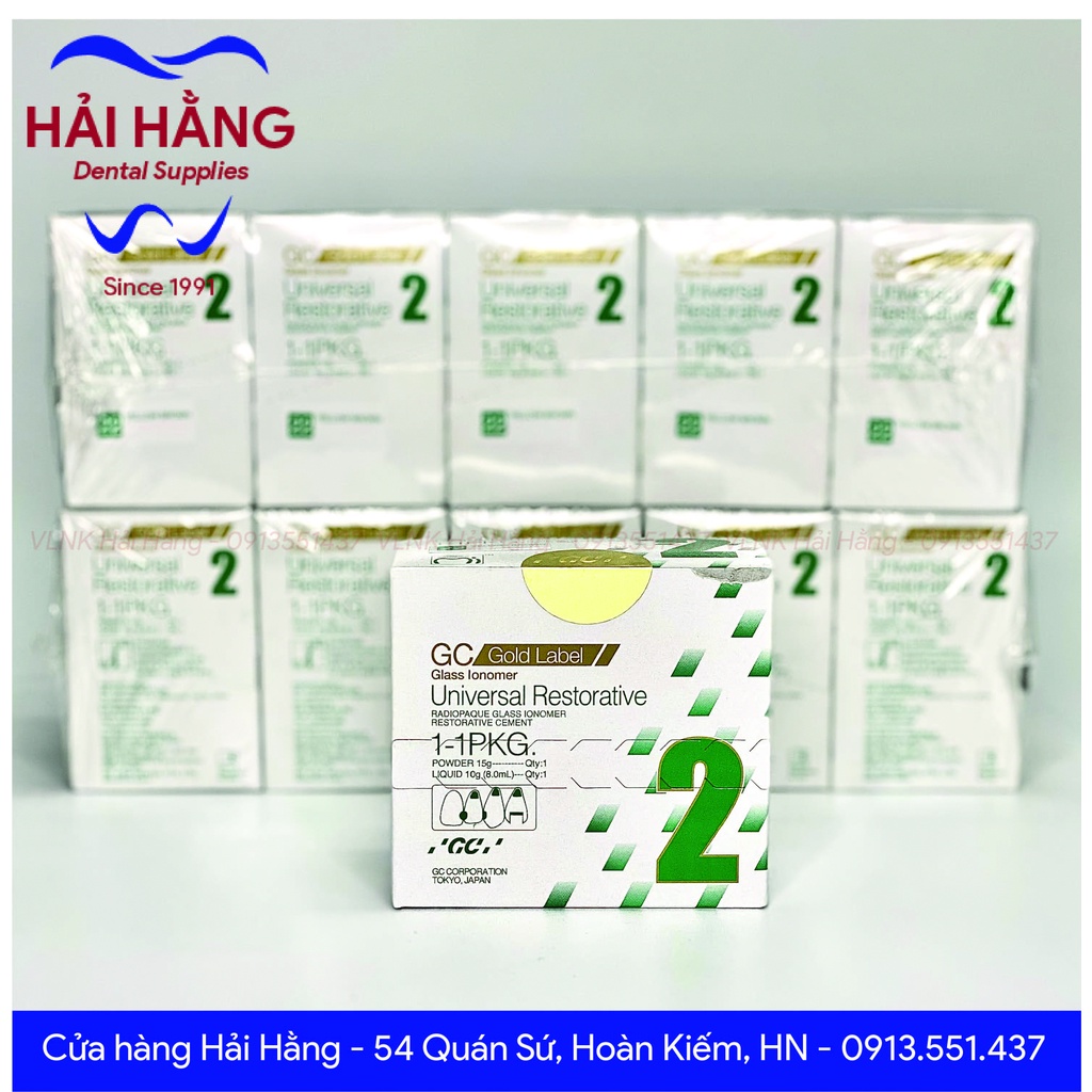 Chất trám Cement Phục Hình Fuji 2 GC (10G/15G)