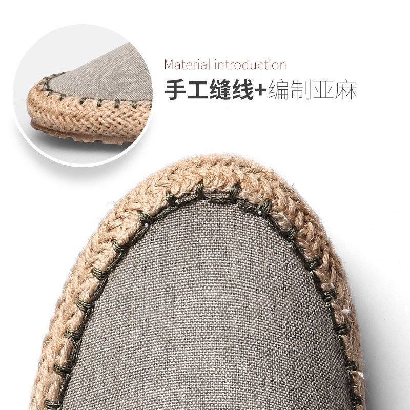 Giày Lười Vải Canvas Kiểu Trung Hoa Thời Trang Xuân Hè Cho Nam