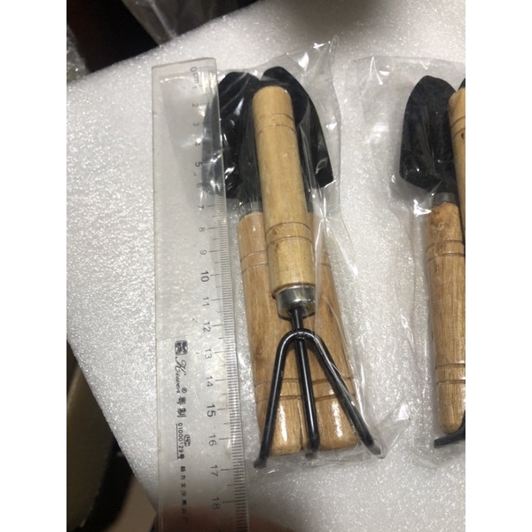 Bộ làm vườn mini Cán gỗ - BMS02 🪴- chắc chắn, nhỏ gọn