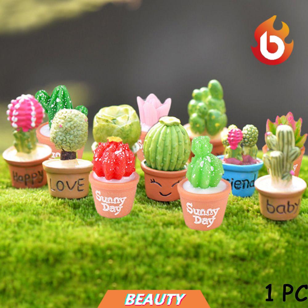 Mô Hình Cây Xương Rồng Mini Bằng Nhựa Dễ Thương Trang Trí Nhà Cửa/ Sân Vườn