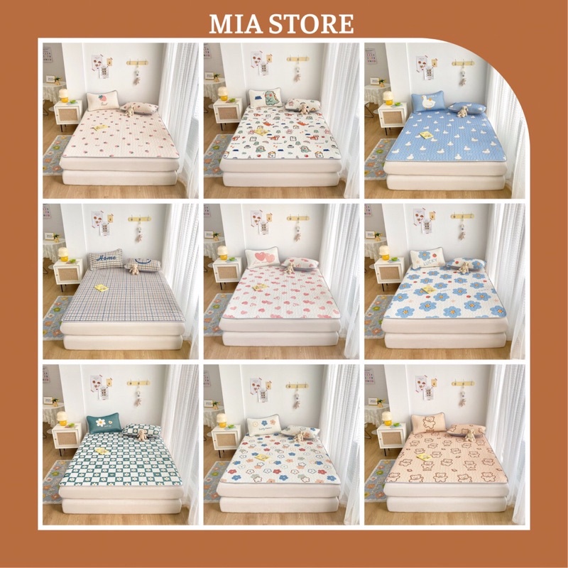 Chiếu Điều Hoà Cao Su Non Latex 5D Mềm Mại, Dịu Mát Phù Hợp Nằm Mọi Mùa Trong Năm Mia Store