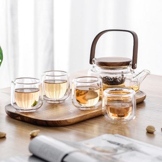 Set ấm trà floral Tea mộc mạc sang trọng, quà tặng tân gia chất lượng