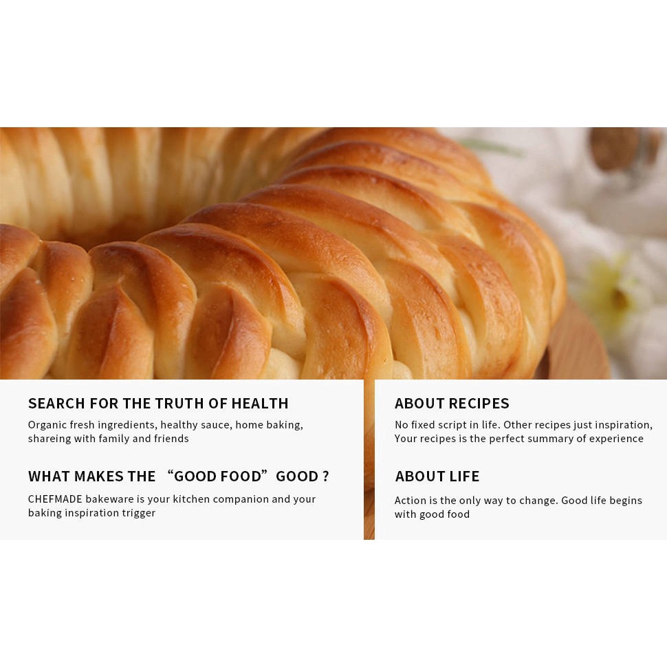 CHEFMADE Khuôn Làm Bánh Hình Quả Bí Ngô 10 Inch Chống Dính WK9030
