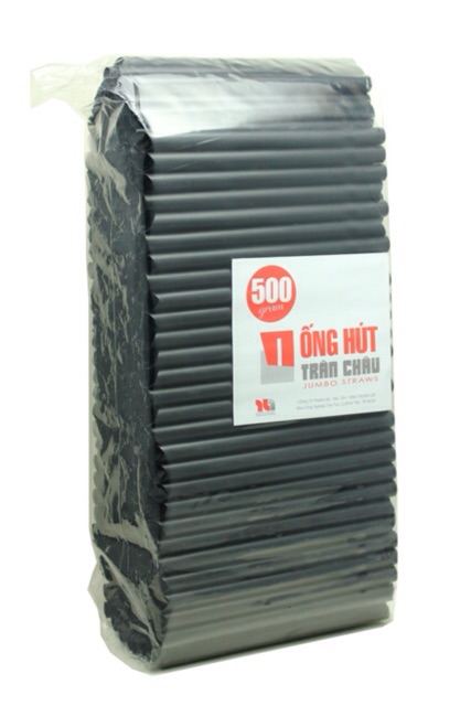 Ống hút trà sữa đen bịch 500g | BigBuy360 - bigbuy360.vn