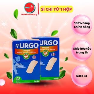  HỘP Băng cá nhân vải độ dính cao Urgo Durable  102 miếng hộp  - Maxpharmacy 