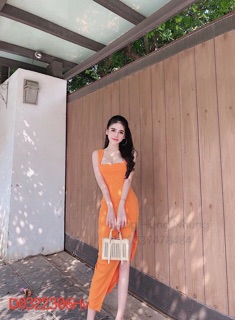 Đầm body sẻ tà dài 😍❤️