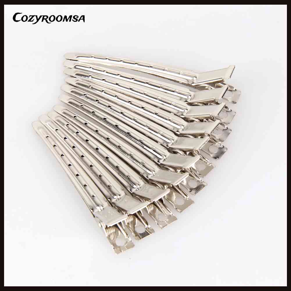 Set 10 Kẹp Tóc Bằng Thép Không Gỉ