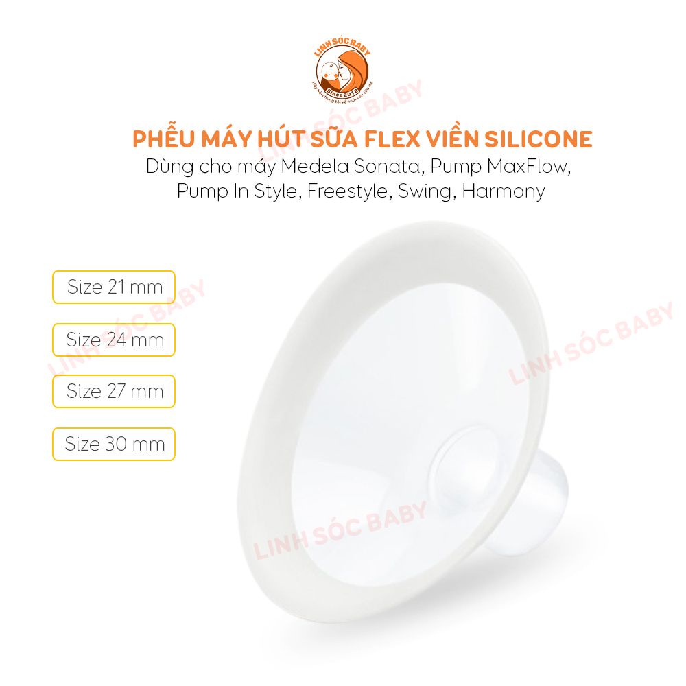 Phễu máy hút sữa Flex cho máy Pump In Style, Sonata, Swing, Freestyle, Harmony