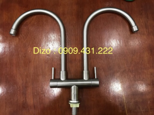 Vòi rửa chén Vòi rửa bát đôi inox 304