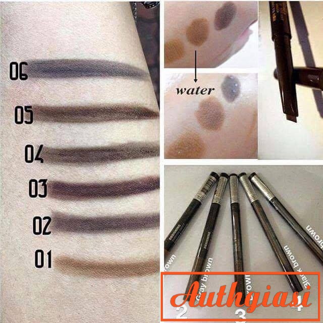 🌸 Builocuyen 🌸  Chì kẻ mày TFS Designing Eyebrow Pencil The Face Shop 2 đầu 01-06 kẻ cực thích