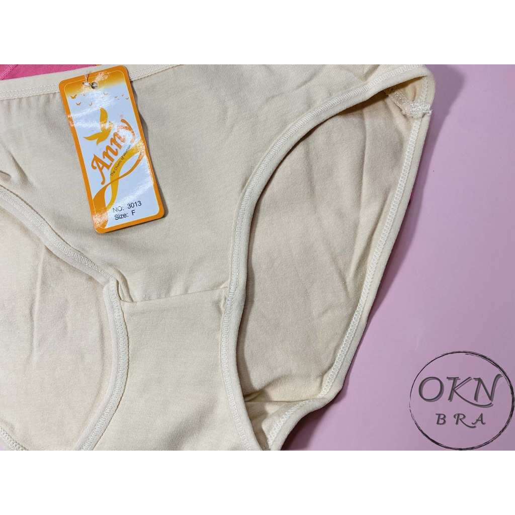 Quần lót nữ cotton mềm mát, thấm hút tốt Anny 3013 Thái Lan