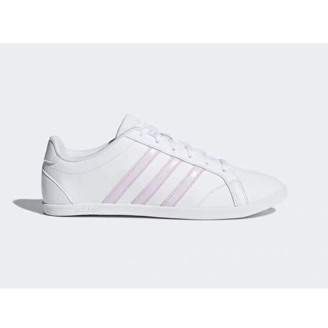 Giày Thể thao màu trắng sọc hồng Adidas