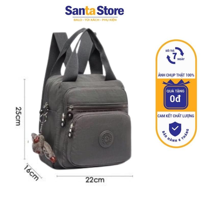 Balo Túi đeo vai đeo chéo vải dù nữ combo 3 trong 1 Kipling KL2131 SANTA STORE cao cấp thời trang giá rẻ nhiều ngăn