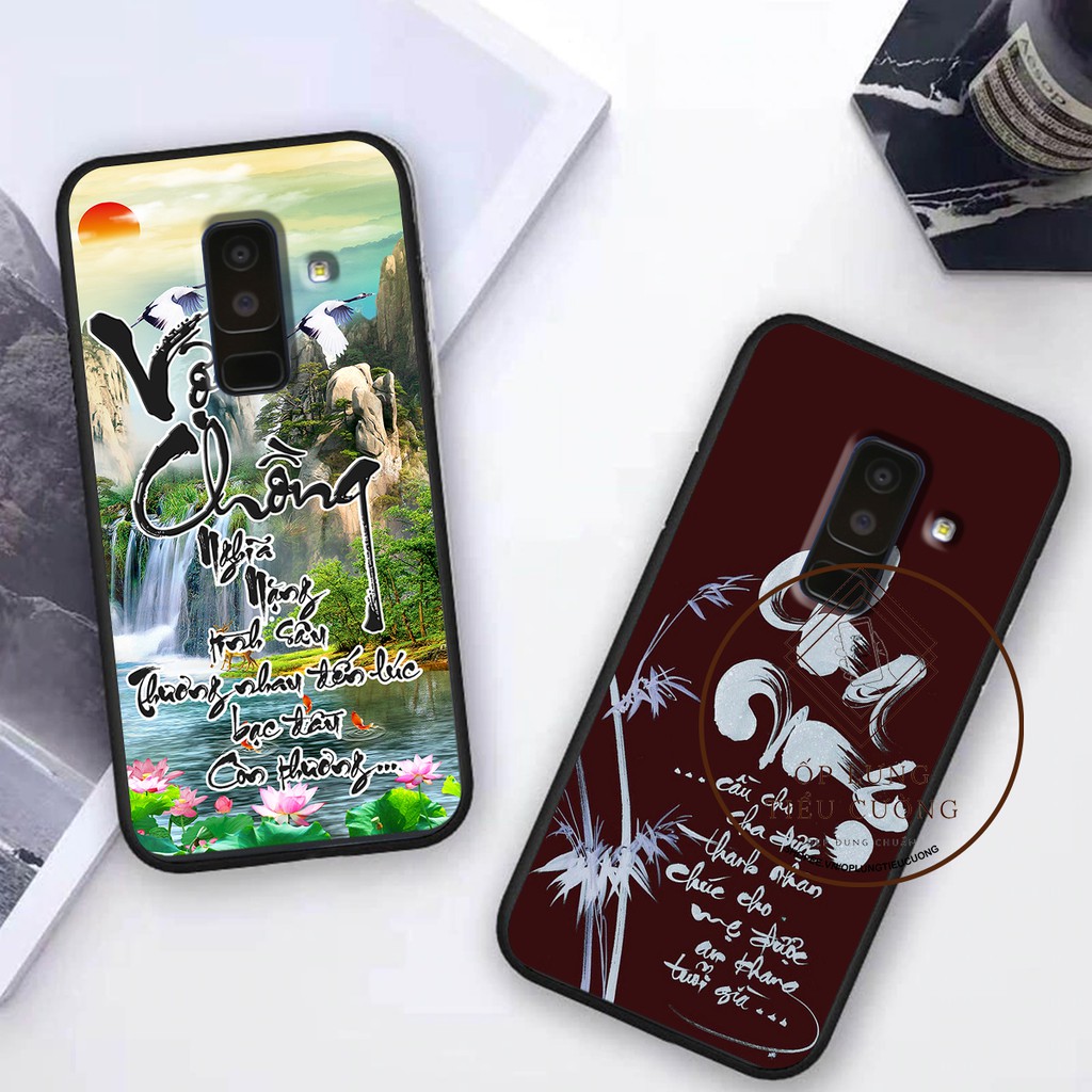 Ốp điện thoại SamSung J6 2018/J6 Plus/J8 2018 in hình "Thư pháp" siêu đẹp phù hợp với mọi lứa tuổi