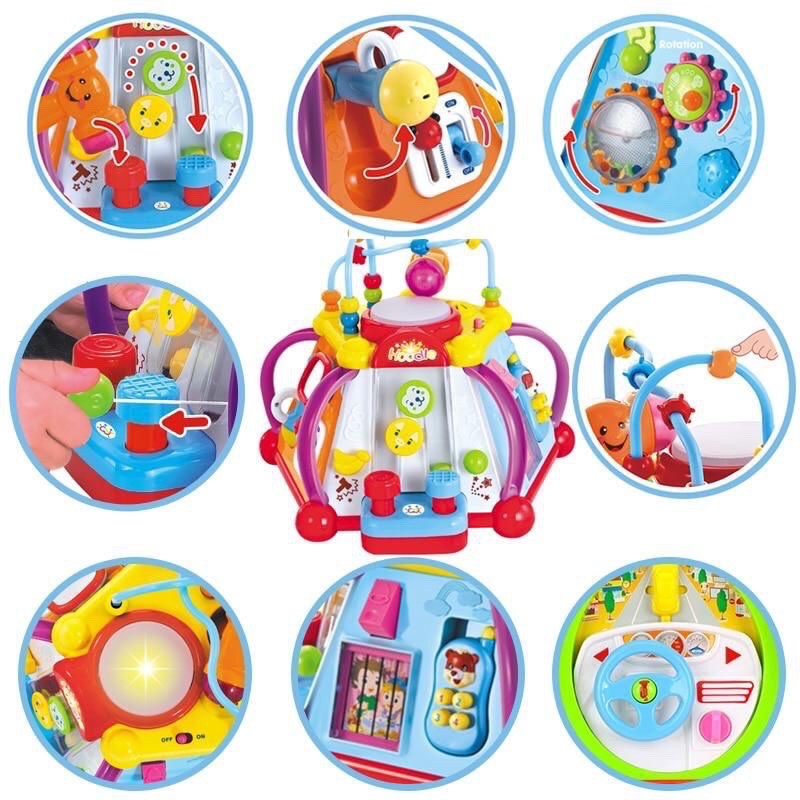 BỘ ĐỒ CHƠI TỔNG HỢP PHÁT TRIỂN TOÀN DIỆN CÁC KĨ NĂNG CHO BÉ HUILE TOYS