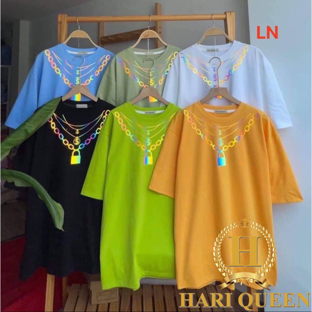 Áo phông phản quang xích bảy màu HARIQUEEN