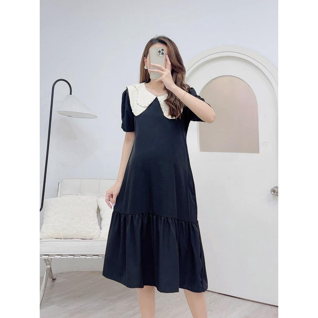 Váy bầu mùa hè suông đuôi cá Aidenshop đầm bầu thời trang