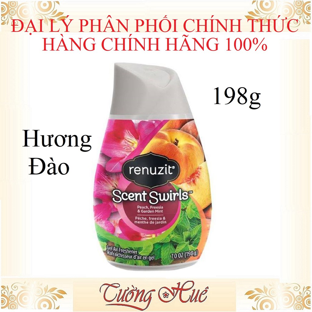 Sáp Thơm Phòng Renuzit Scent Swirls - 198g ( Hương Đào )