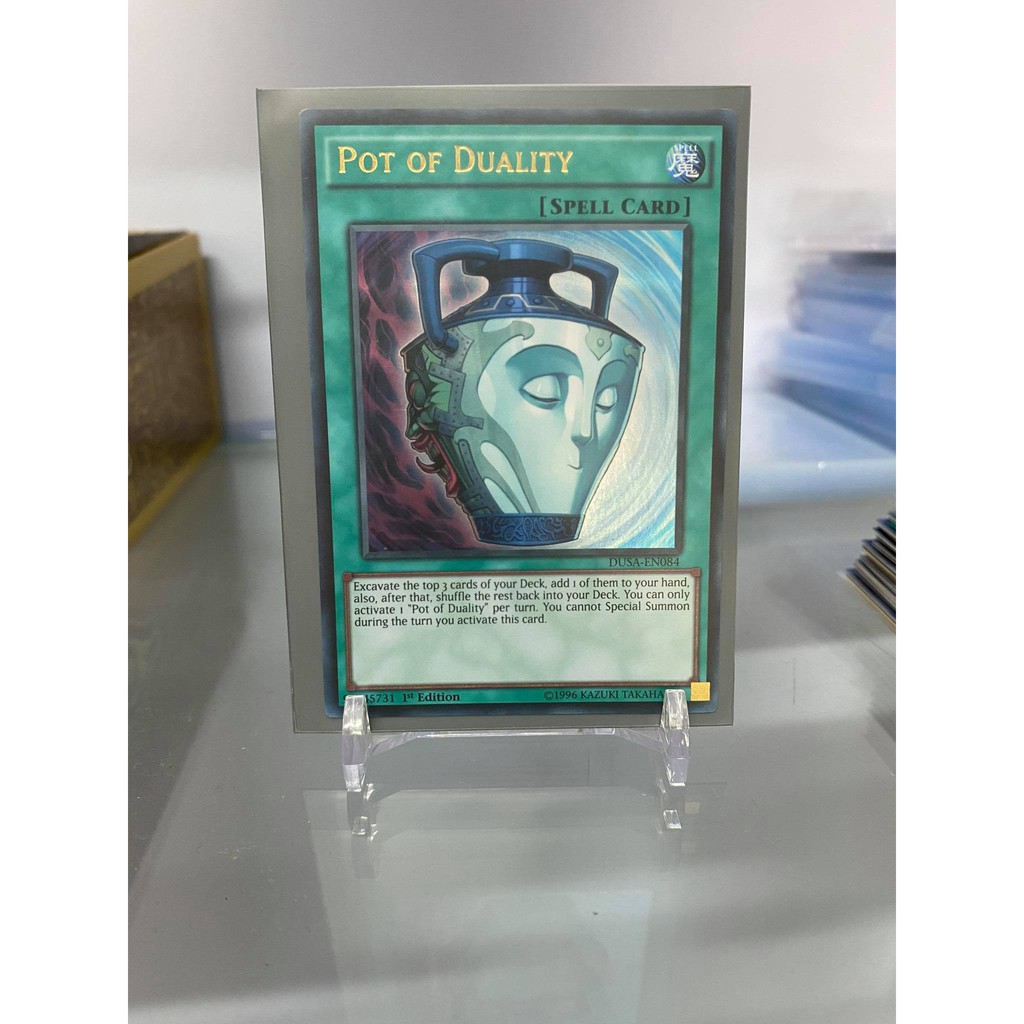 [ Dưa Hấu Yugioh ] Lá bài thẻ bài Pot of Duality - Ultra Rare - Tặng bọc bài nhựa bảo quản