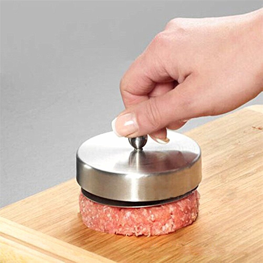 Khuôn ép thịt bánh Hamburger bằng thép không gỉ - Khuôn ép cơm nắm, làm bánh tạo hình