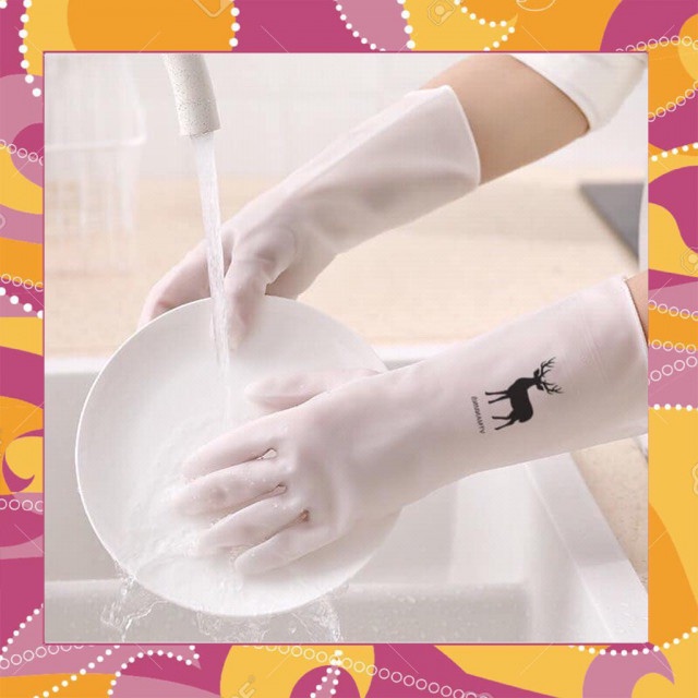 Găng tay cao su hình hươu siêu dai siêu bền