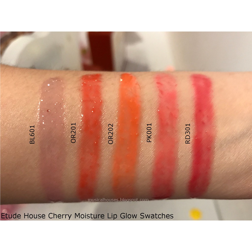 Son dưỡng căng bóng môi Etude House Cherry Moisture Lip Glow