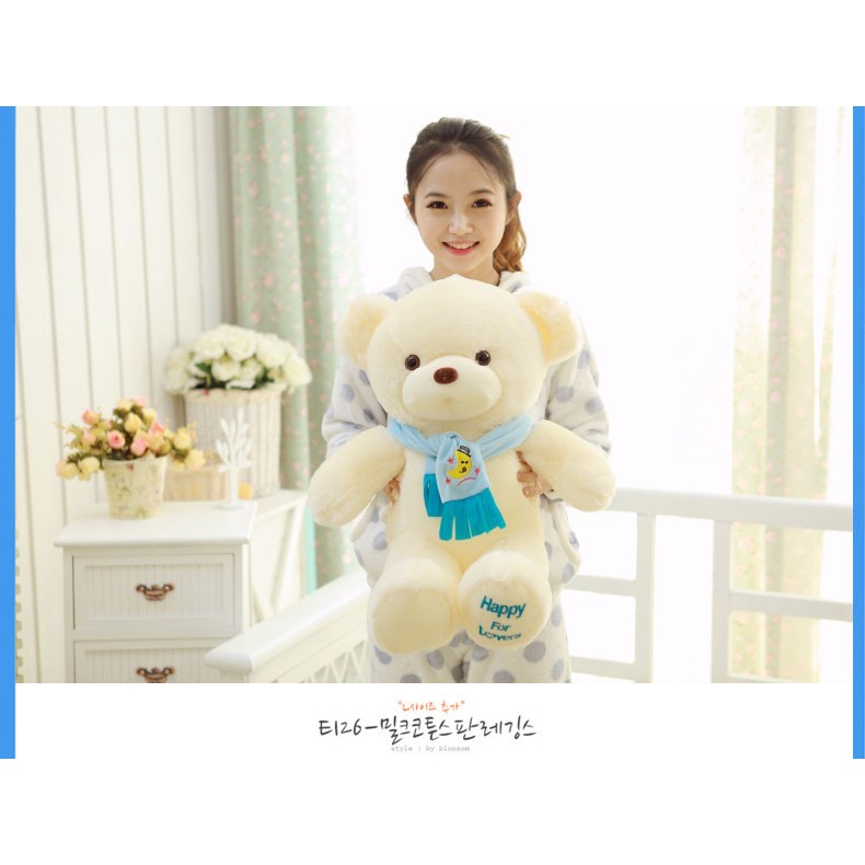 Thú Nhồi Bông Hình Chú Gấu Teddy Dễ Thương 30-80CM
