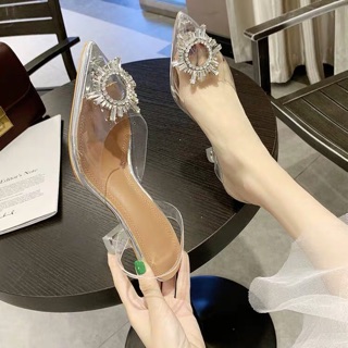 Guốc trong suốt đính đá (Hàng ord không sẵn)