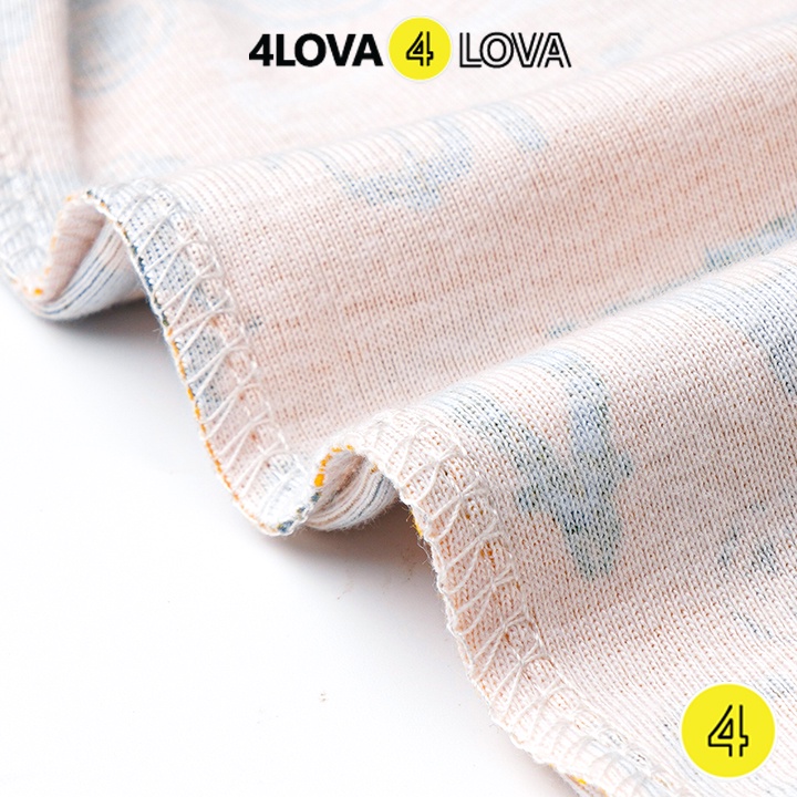 Quần đùi short thun cho bé 4LOVA chất cotton thoáng mát mùa hè chính hãng từ 8-30kg