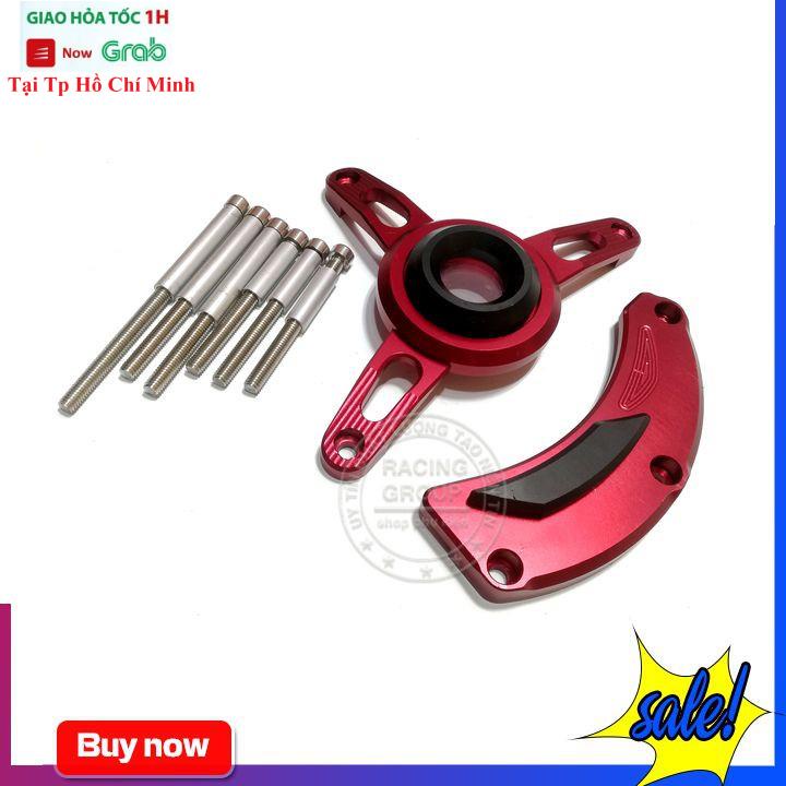Cặp Bảo Vệ Lốc Máy Xe Exciter 150 Nhôm CNC Mẫu K4 Nhiều Màu