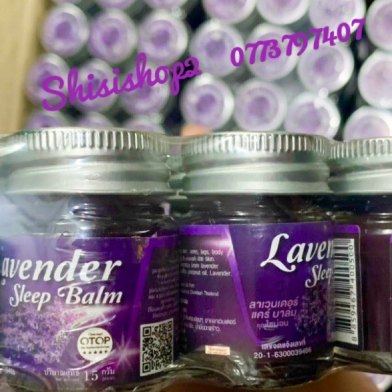 Dầu ngủ ngon LAVENDER SLEEP BALM Thái lan