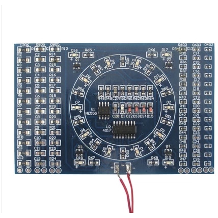 CD4017 Rotating LED SMD NE555 Soldering Practice Board DIY Kit Fanny Skill Training Electronic Suit | BigBuy360 - bigbuy360.vn