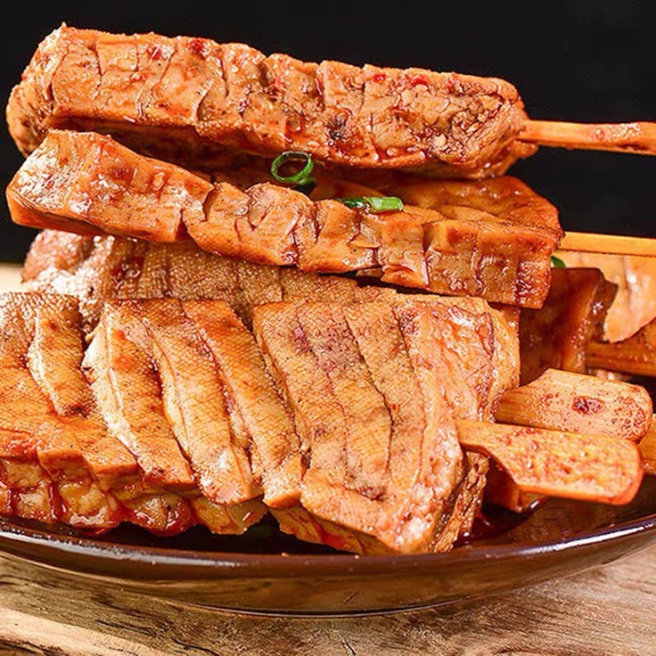 ĐẬU HŨ XIÊN QUE SỐT CAY Kiều Đại Nương Đặc sản Hồ Nam ( hàng có sẵn) | BigBuy360 - bigbuy360.vn