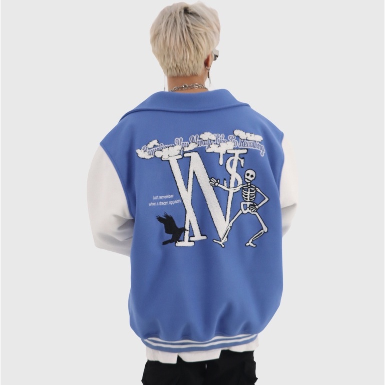 Áo bomber nam thời trang unisex hottrend áo bóng chày nam vải nỉ mặc nhà đi chơi đi học thời trang ulzzang hàn quốc 2021
