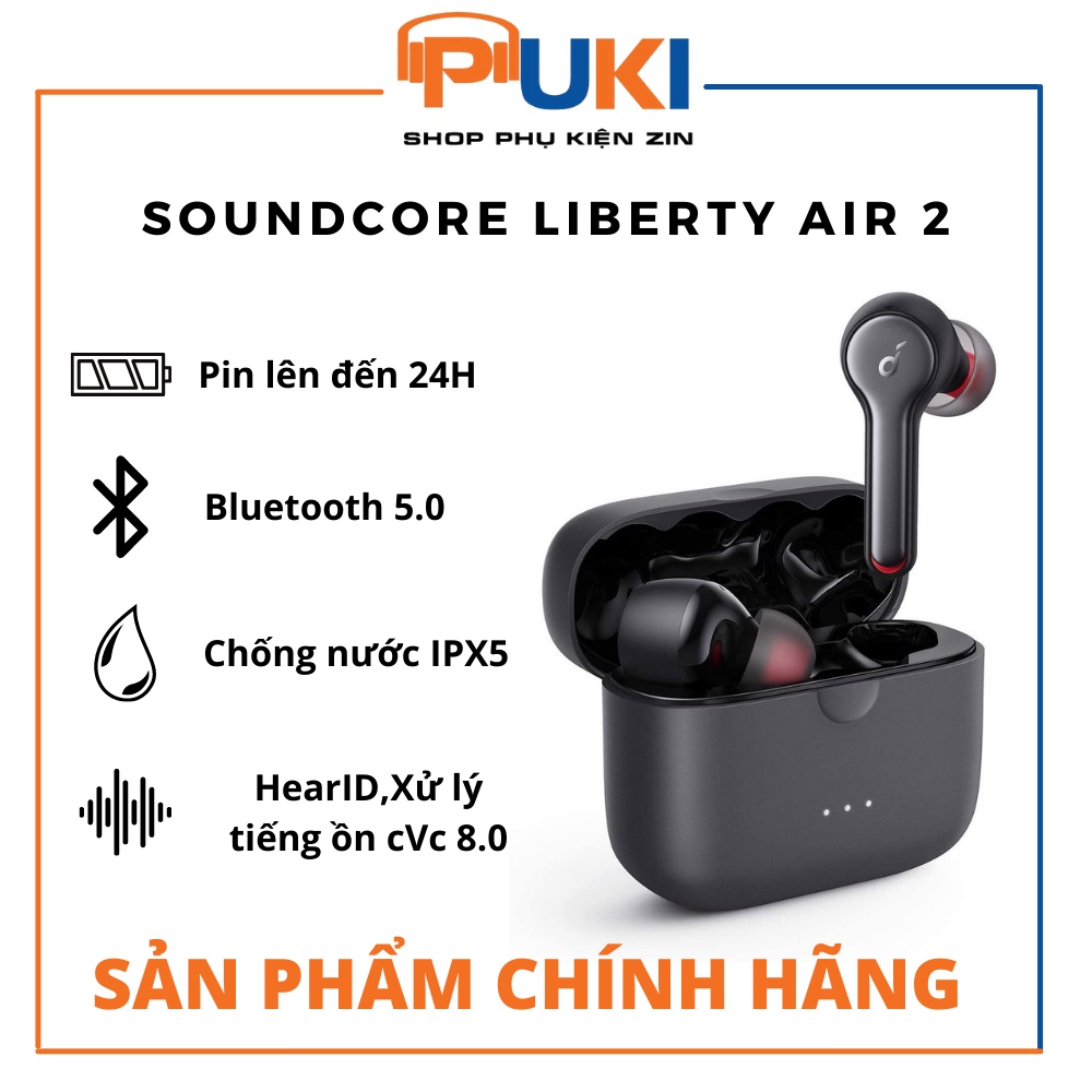 Tai nghe bluetooth SOUNDCORE Liberty Air 2 - True Wireless Anker Soundcore Liberty Air 2 | Ảnh Shop Tự Chụp |