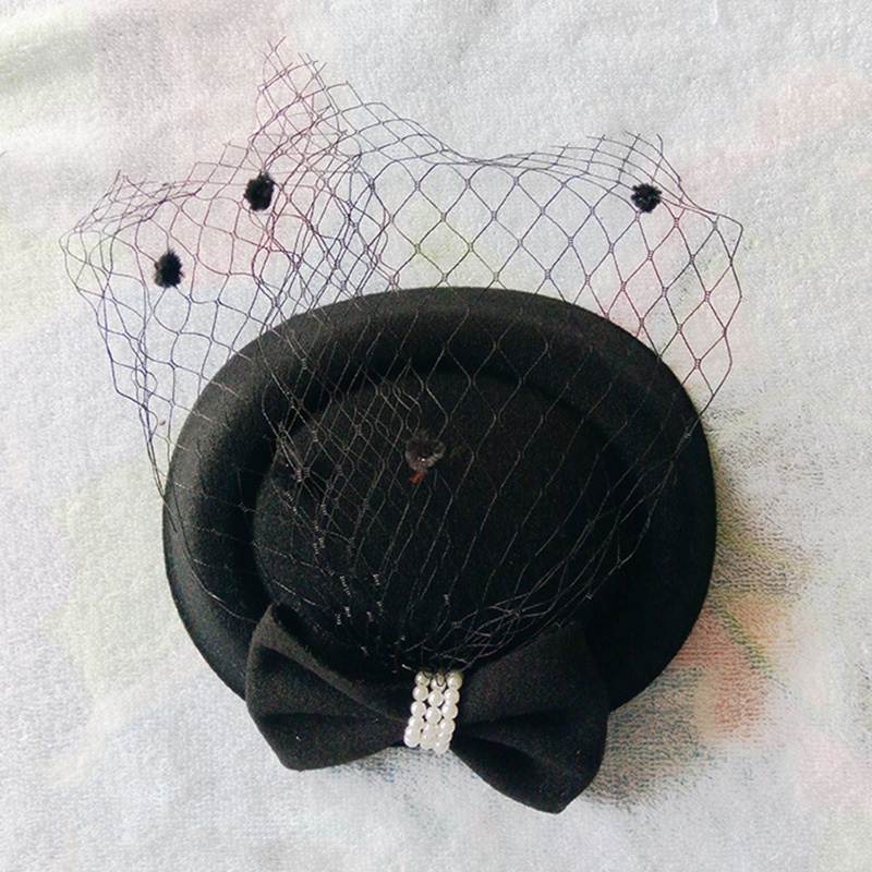 Kẹp Tóc Trang Trí Hình Nón Lưới Dễ Thương Dành Cho Nữ