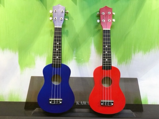 Đàn ukulele soprano gỗ xịn nhiều màu sắc size 21 inch hàng cao cấp Enzi