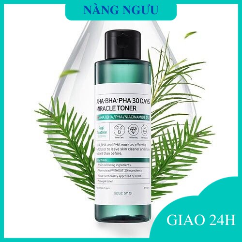 Nước Hoa Hồng Ngăn Ngừa Mụn Some By Mi AHA-BHA-PHA 30 Days - Toner Dưỡng Ẩm Kiềm Dầu Cho Da Dầu Mụn 150ml Số 1 Hàn Quốc