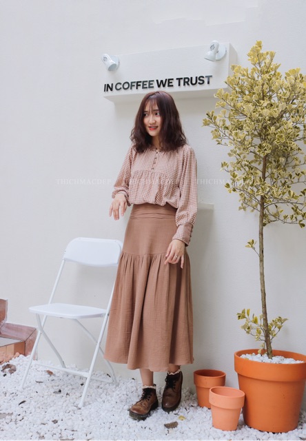 Áo Lady chất liệu Xô Cotton