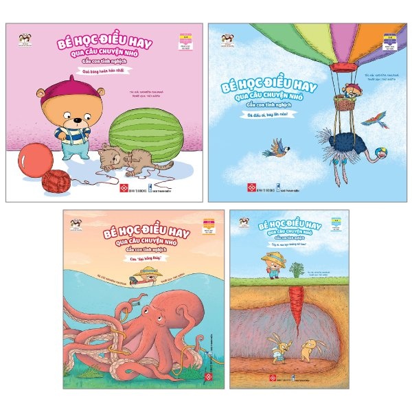 Sách Combo Sách Bé Học Điều Hay Qua Câu Chuyện Nhỏ (Bộ 4 Cuốn)